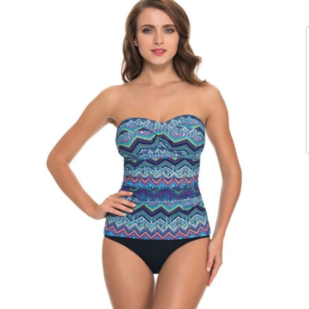 🆕️ PROFILE  BY GOTTEX SKYLINE TANKINI TOP